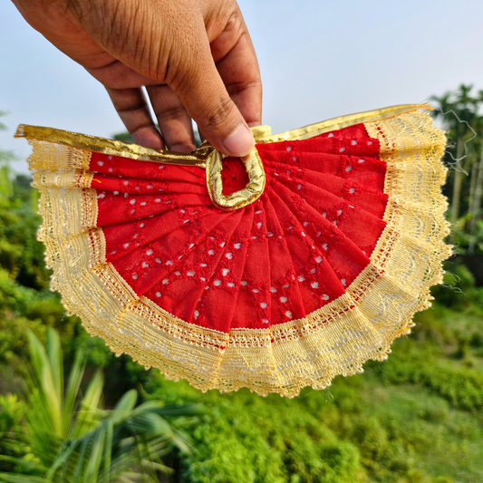 Cotton Lehenga Choli (Pack of 3), Available 6 Different Colors for Idols.