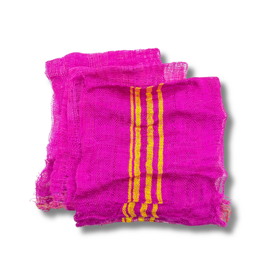 Pure Cotton Cheli for Puja Ritual, Pack of 6